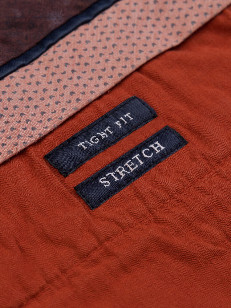 Bermuda Jim en coton rust Bermudas