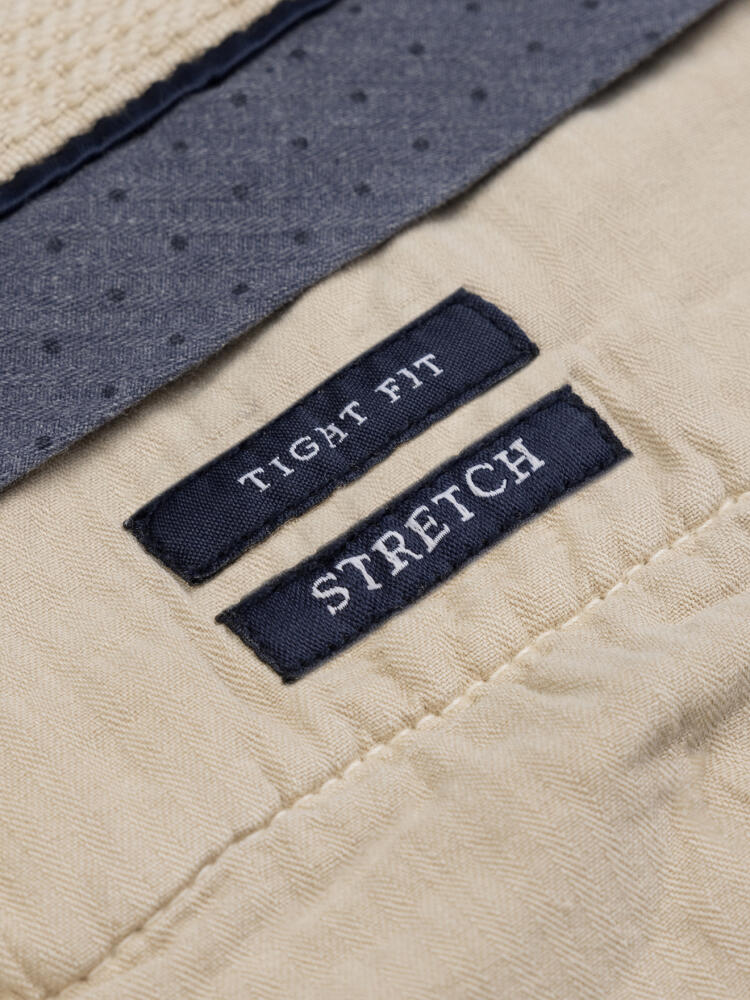 Bermuda Greg en lin sable Outlet