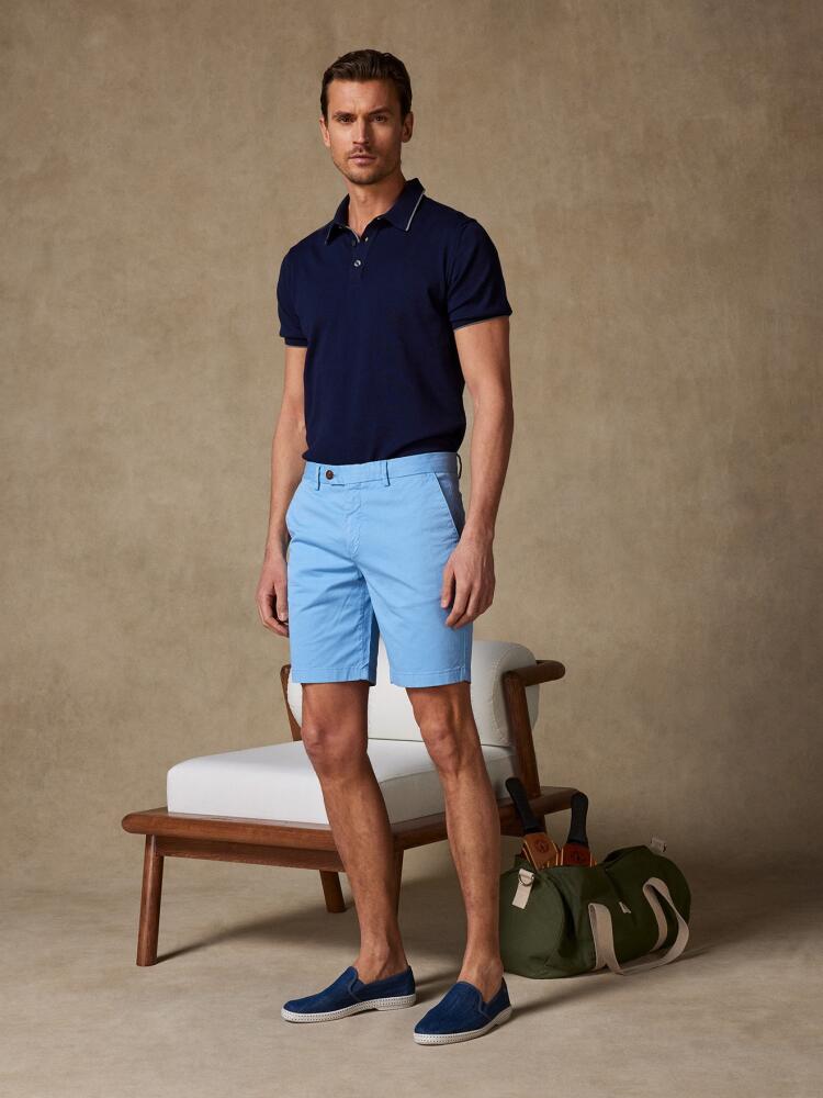 Bermuda en coton ciel Outlet