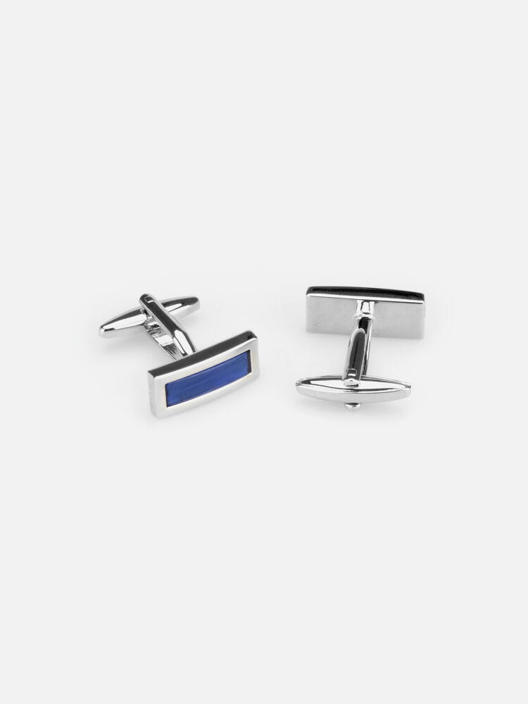 Boutons de manchette rond marine Boutons de manchettes