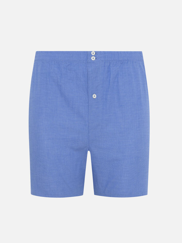 Caleçon Daria en popeline bleue Caleçons