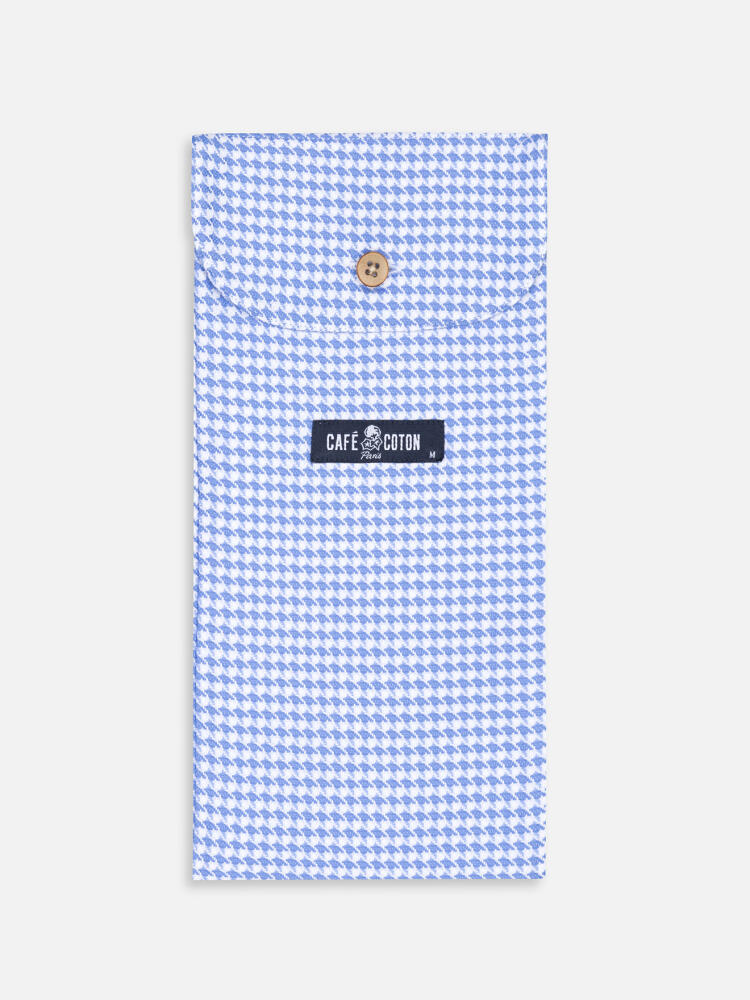 Caleçon Leelan texturée ciel Caleçons