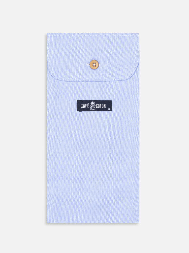 Caleçon en oxford ciel Caleçons