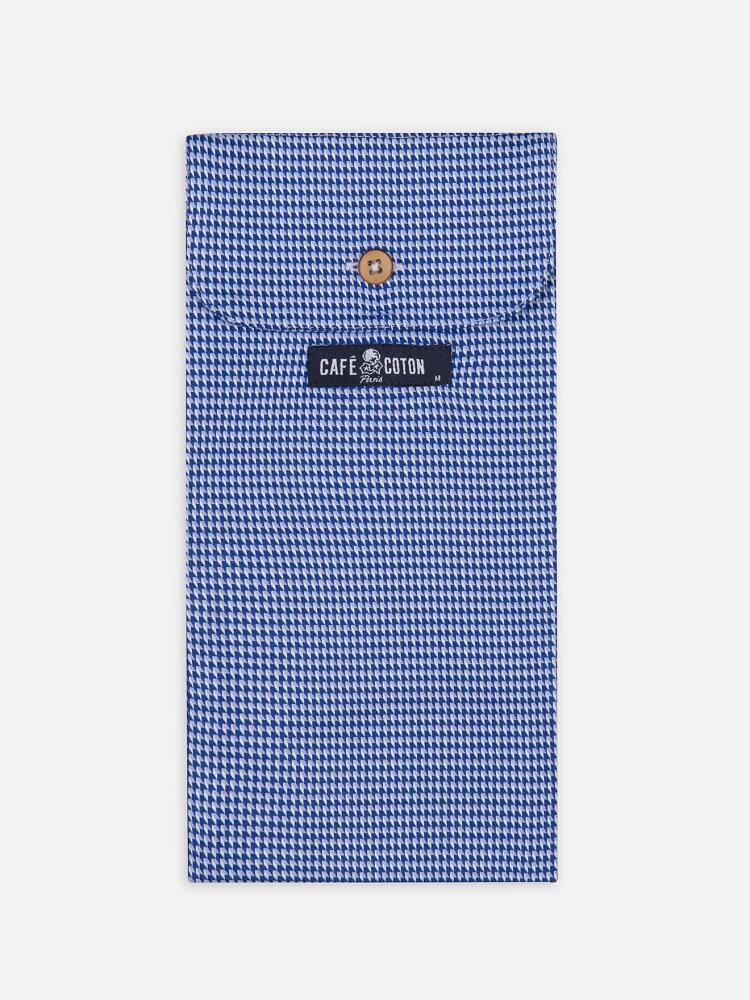 Caleçon Max en twill bleu Caleçons
