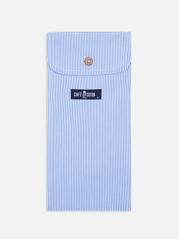 Caleçon Menthon à rayures ciel Caleçons