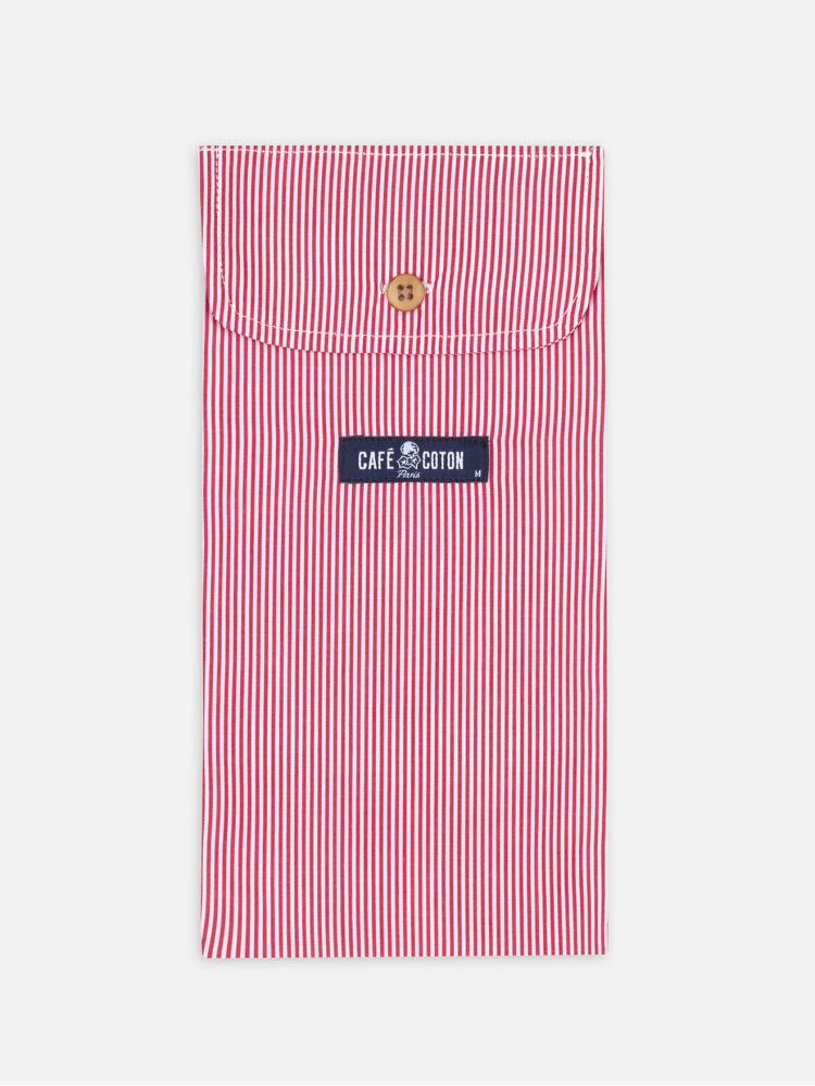 Caleçon Menthon à rayures rouges Caleçons