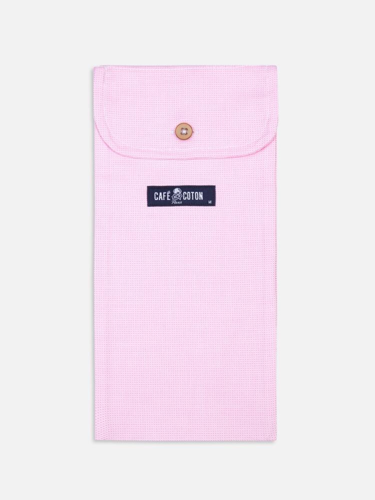 Caleçon en natté rose Caleçons