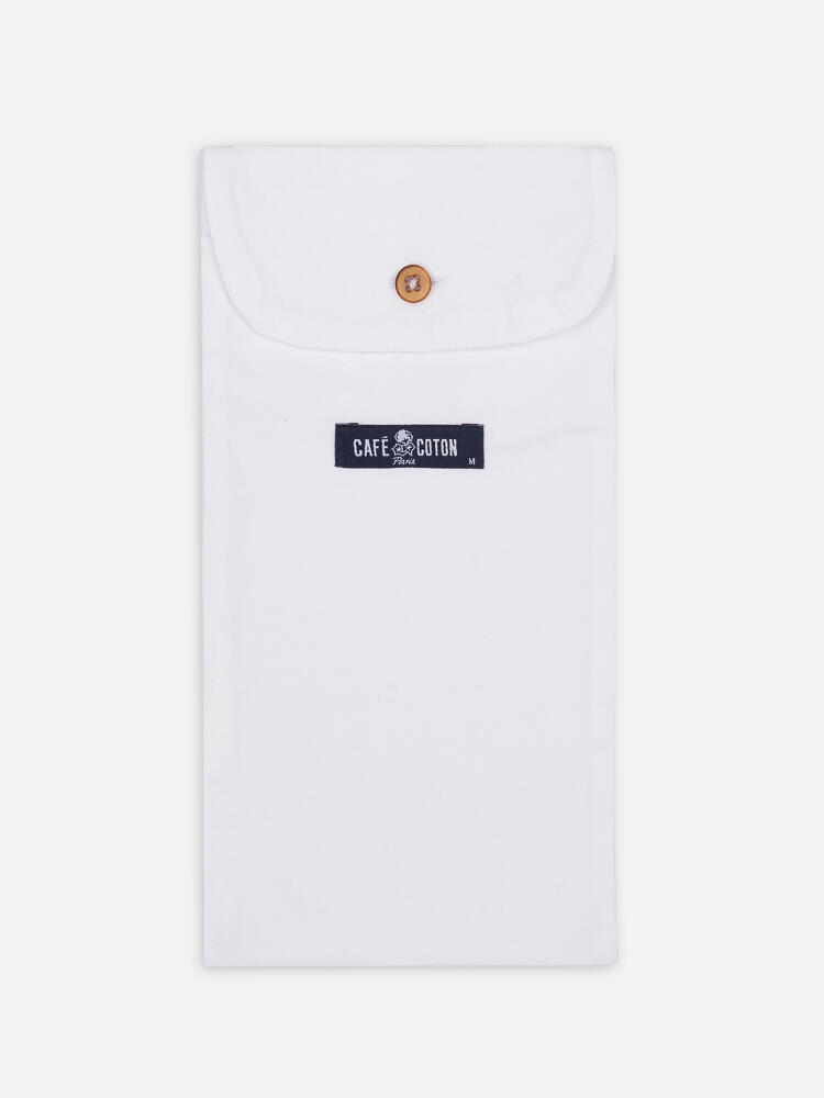 Caleçon en pin point blanc Caleçons