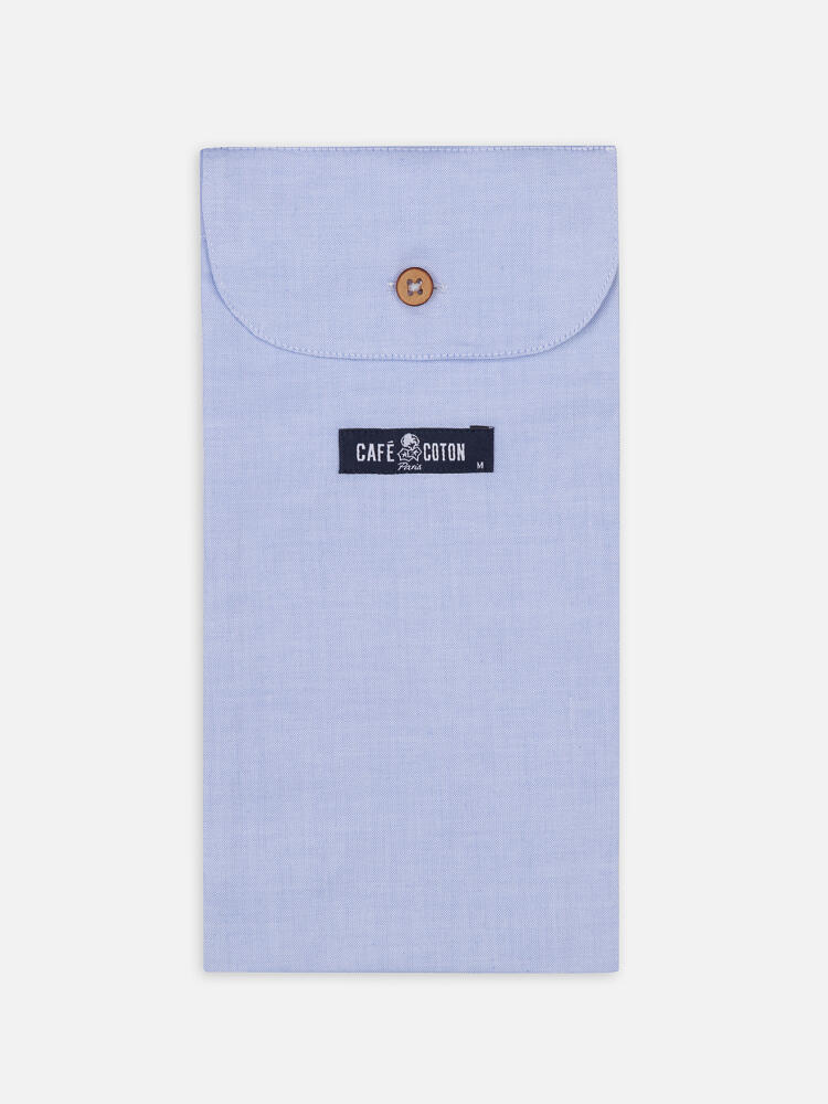 Caleçon en pin point ciel Caleçons