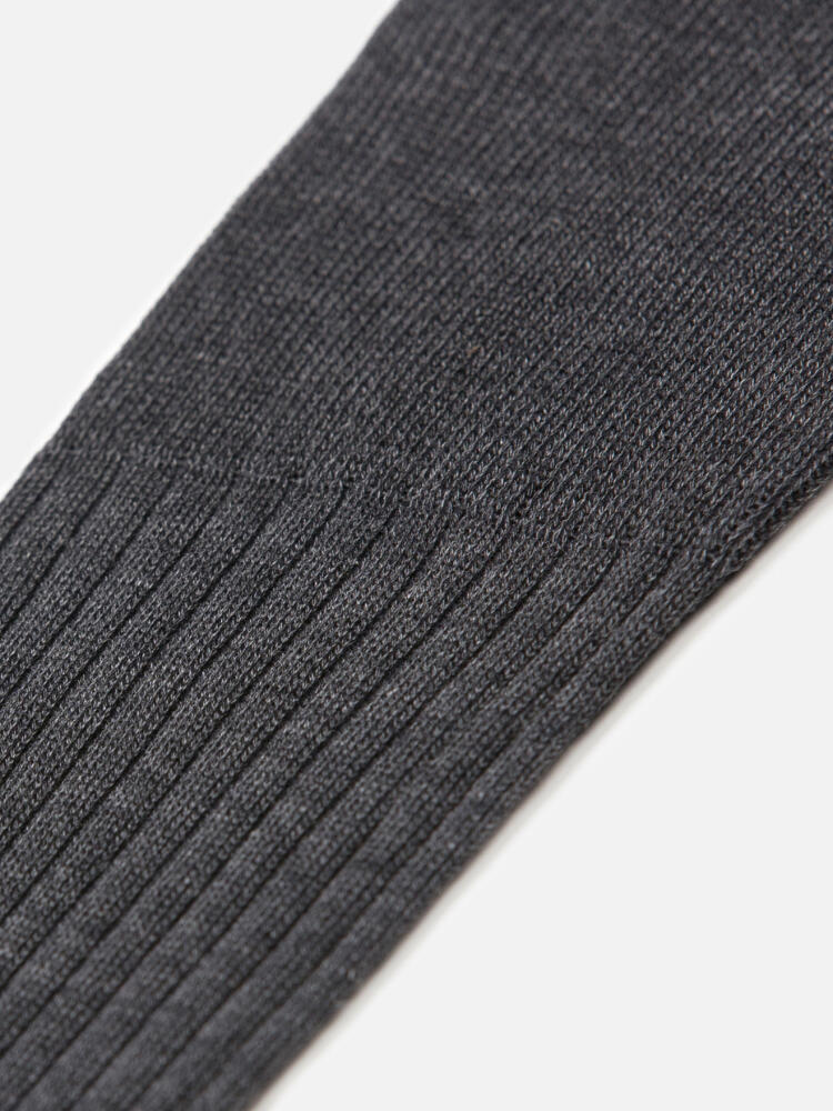 Chaussettes Bret en fil d'écosse gris Chaussettes homme