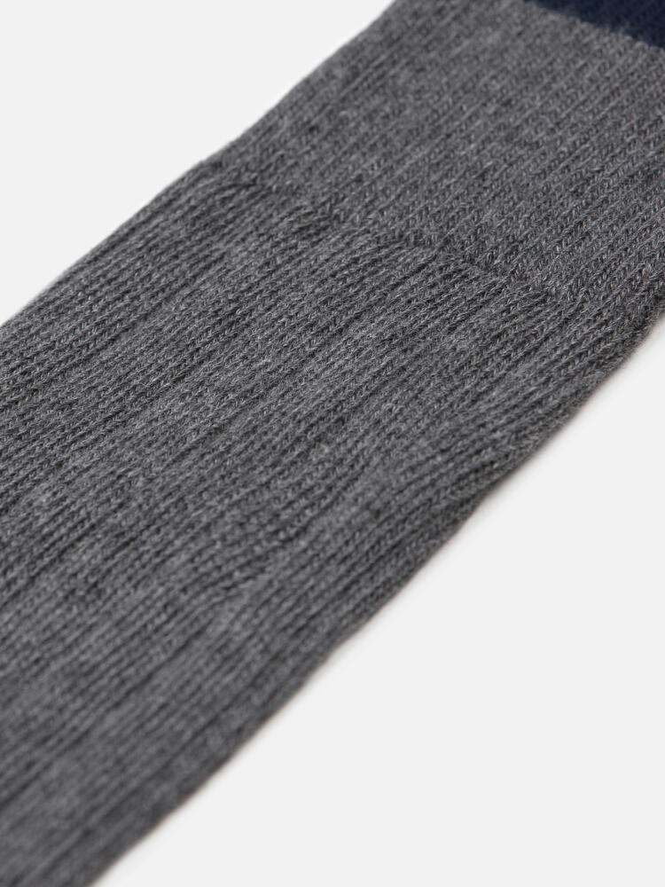 Chaussettes bicolores Barry grises Chaussettes homme