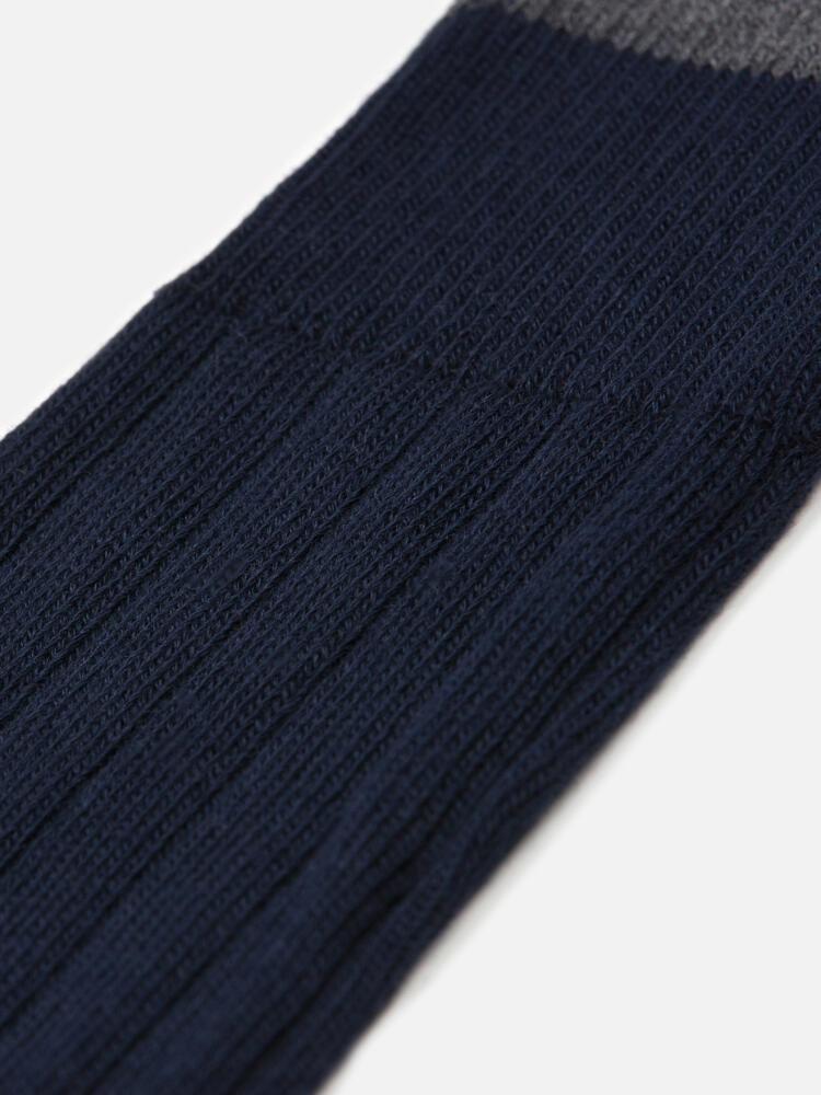 Chaussettes bicolores Barry marine Chaussettes homme