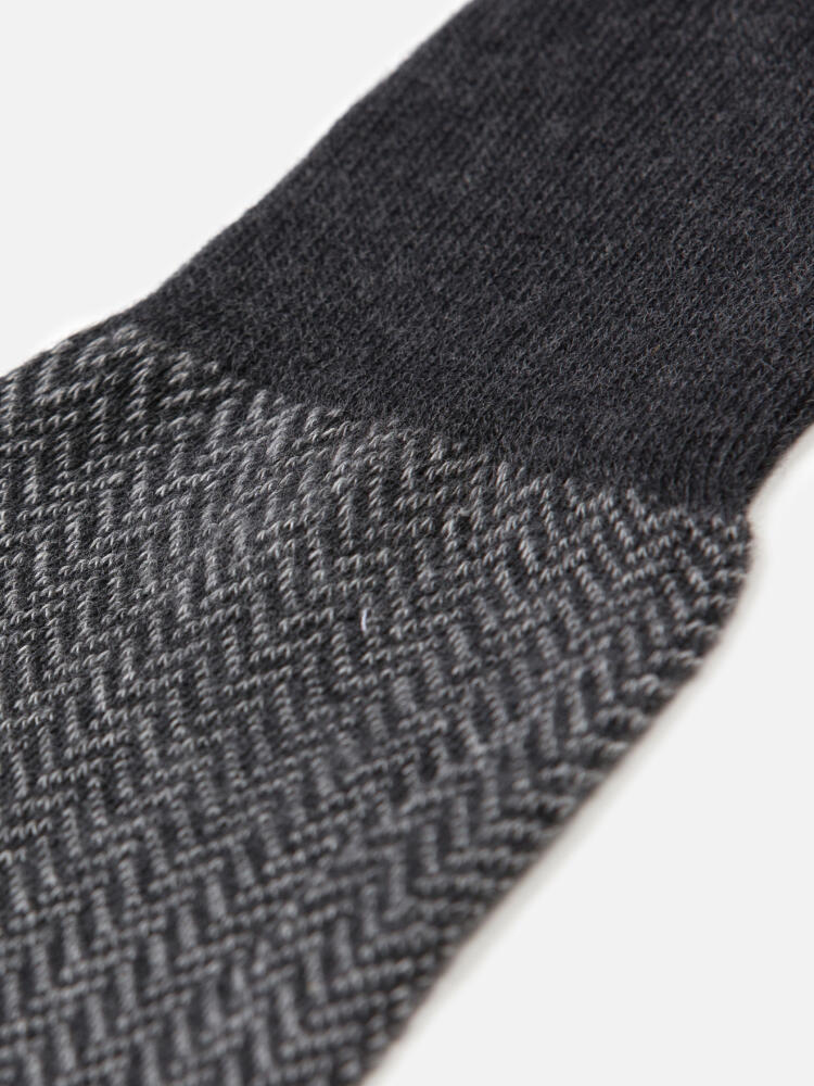 Chaussettes Bart à motif chevron gris Chaussettes homme