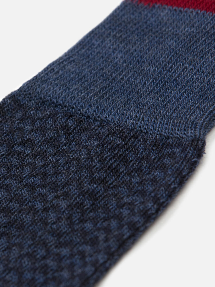 Chaussettes Bauer à motif chevron bleu Chaussettes homme