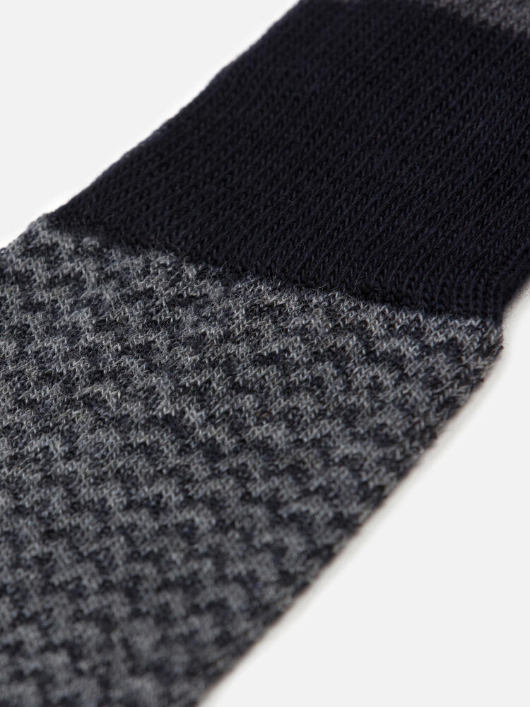 Chaussettes Bauer à motif chevron marine Chaussettes homme