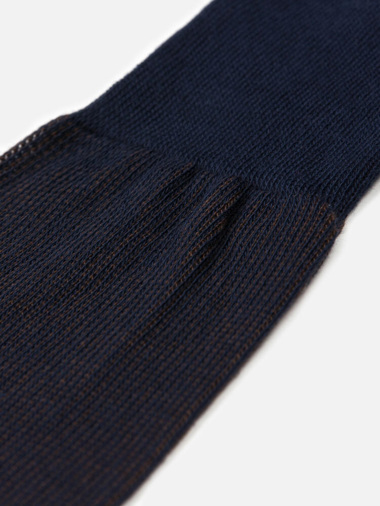 Chaussettes Ben à micro-motif marron Chaussettes homme