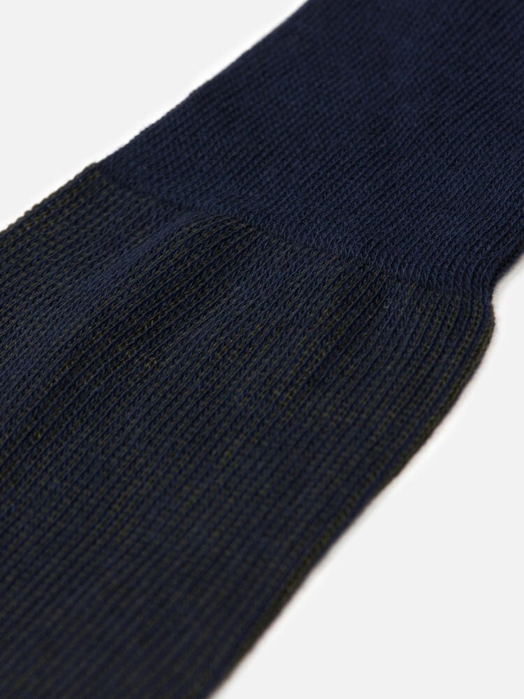 Chaussettes Ben à micro-motif vert Chaussettes homme