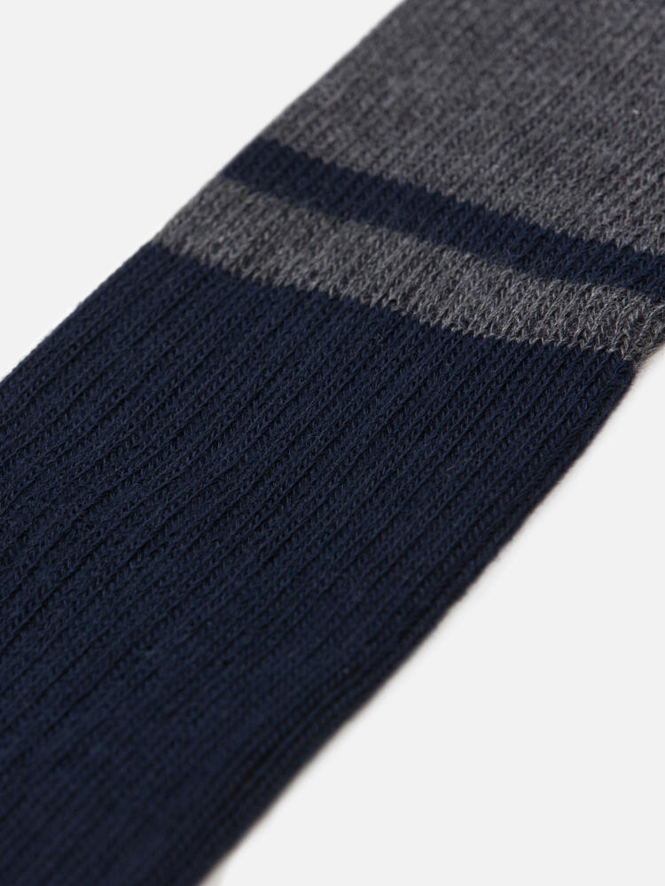 Chaussettes bicolores Bobby marine Chaussettes homme