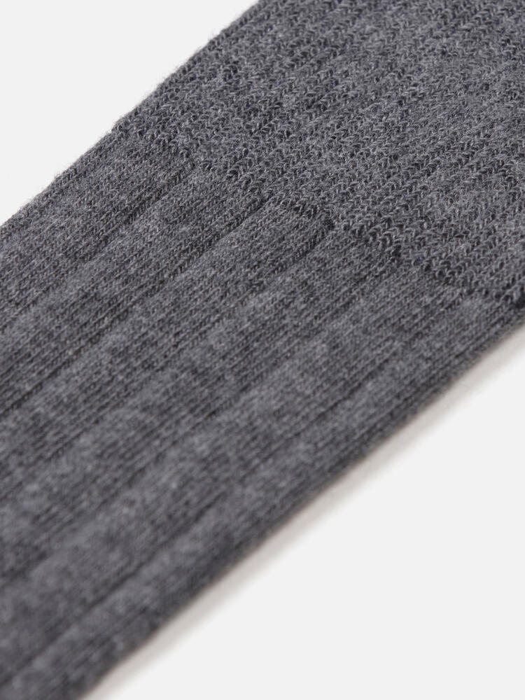Chaussettes haute bicolores gris Chaussettes homme