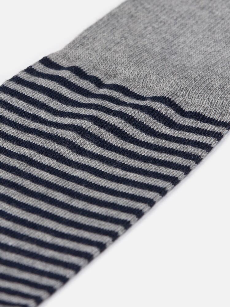 Chaussettes en coton grises à rayures Chaussettes homme