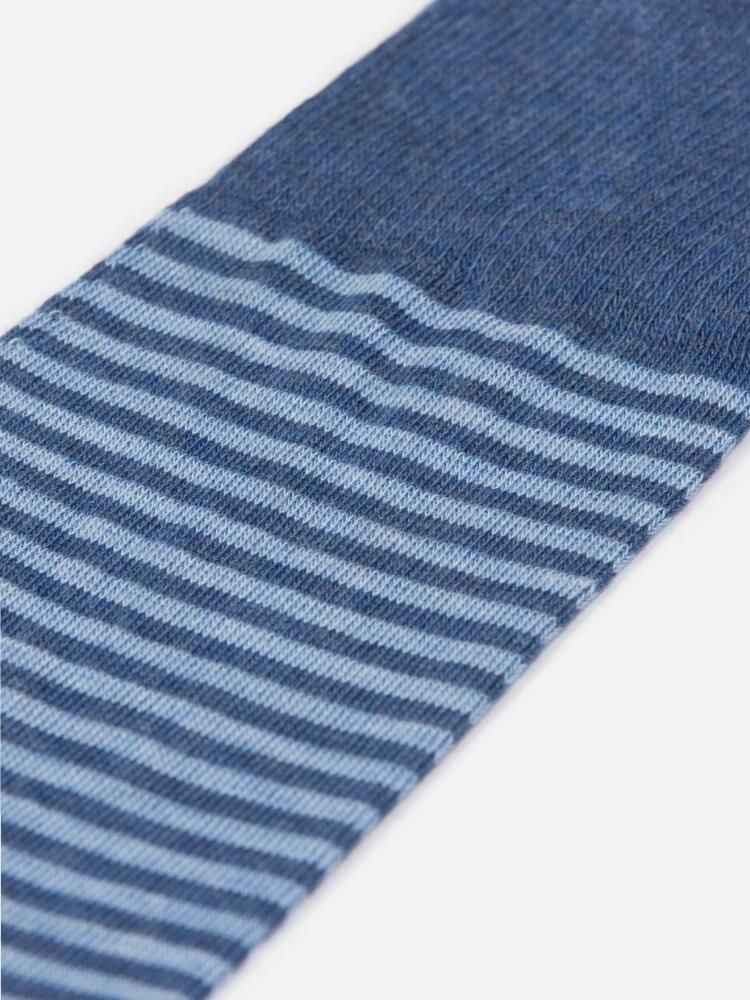 Chaussettes en coton bleues à rayures Chaussettes homme