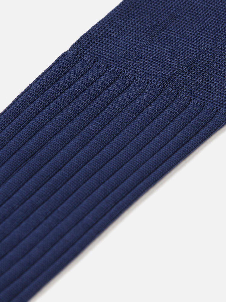 Chaussettes haute indigo Chaussettes homme