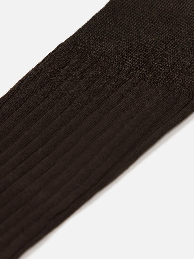 Chaussettes haute marron Chaussettes homme