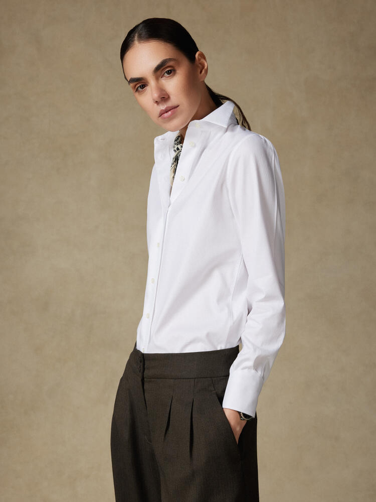 Chemise Albane en piqué blanc Chemises Femme