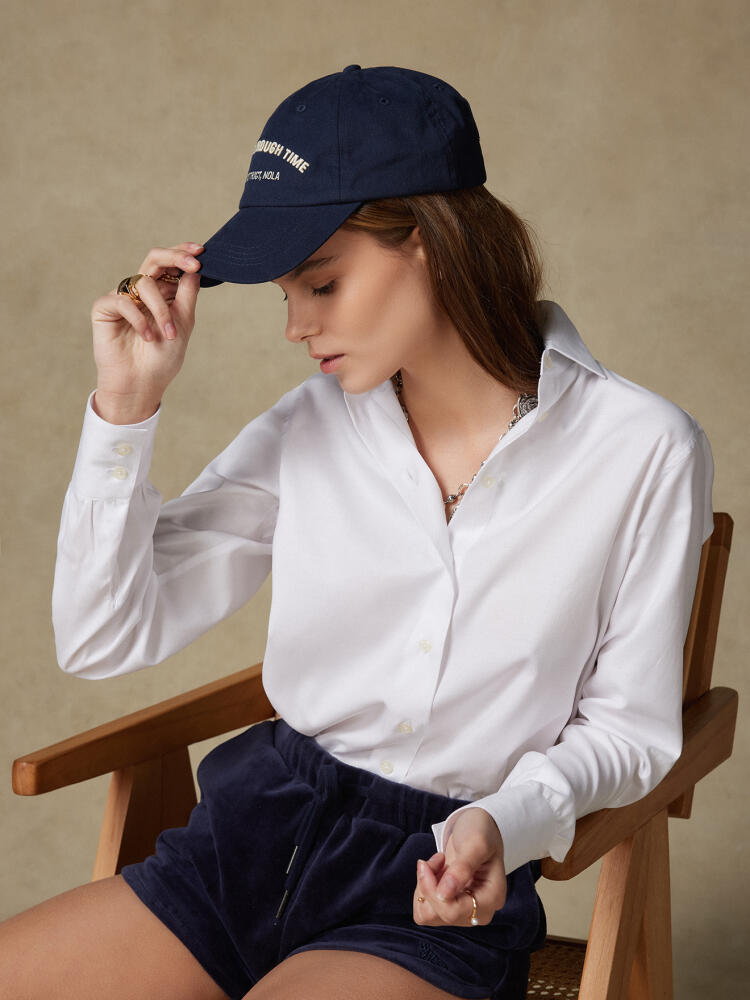 Chemise Albane blanche en coton & lyocell Chemises Femme