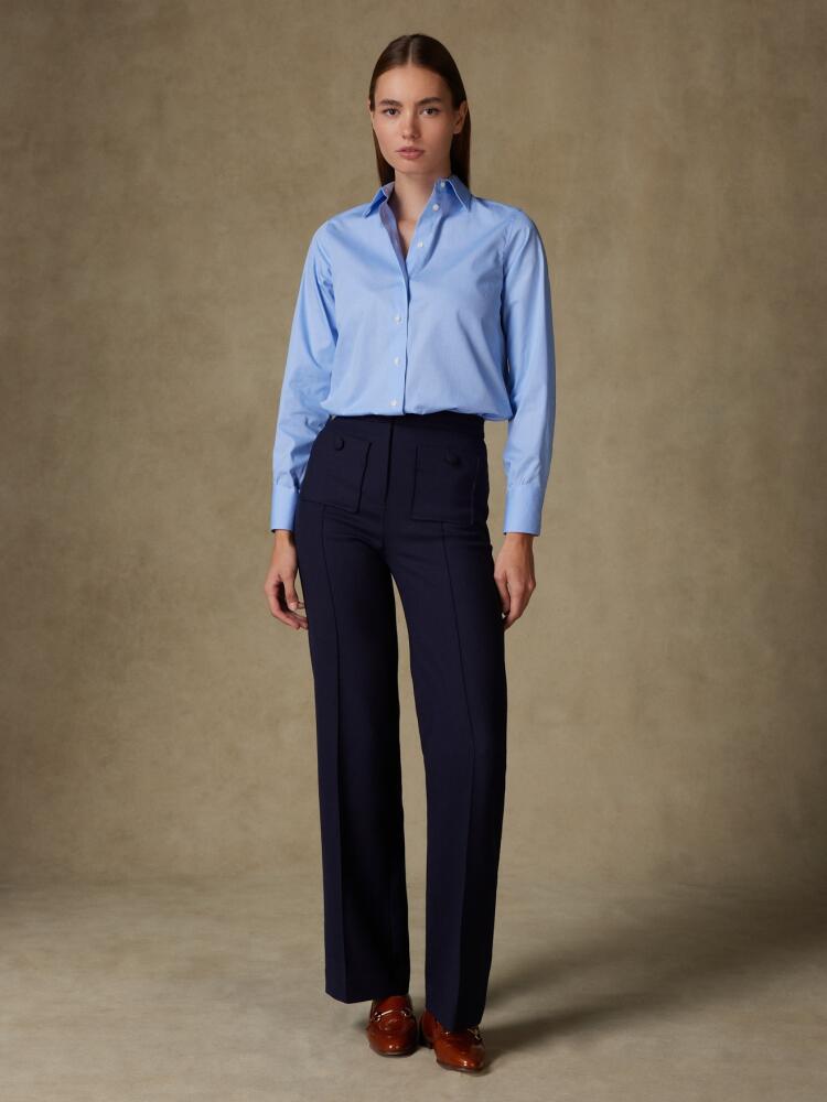 Chemise Albane en popeline ciel Chemises Femme