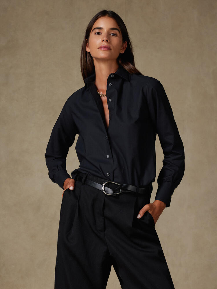 Chemise Albane en oxford noir Chemises Femme