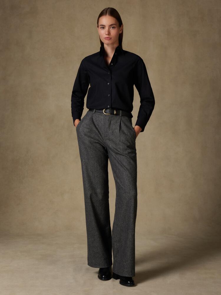 Chemise Albane texturée noire Chemises Femme