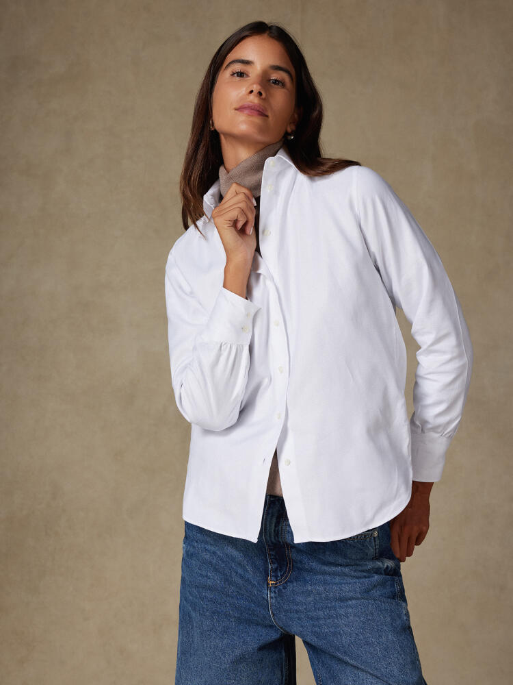 Chemise Albane texturée blanche Chemises Femme