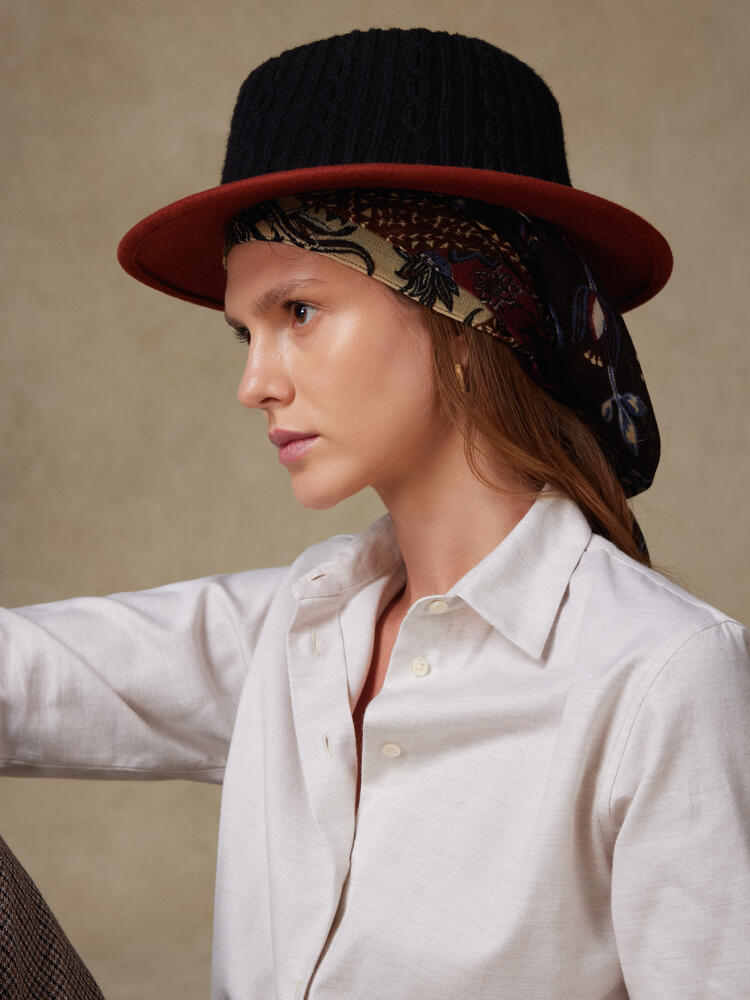 Chemise Albane en flanelle sable Chemises Femme