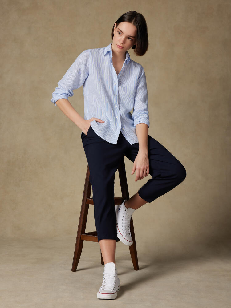 Chemise Albane en lin à rayures Chemises Femme