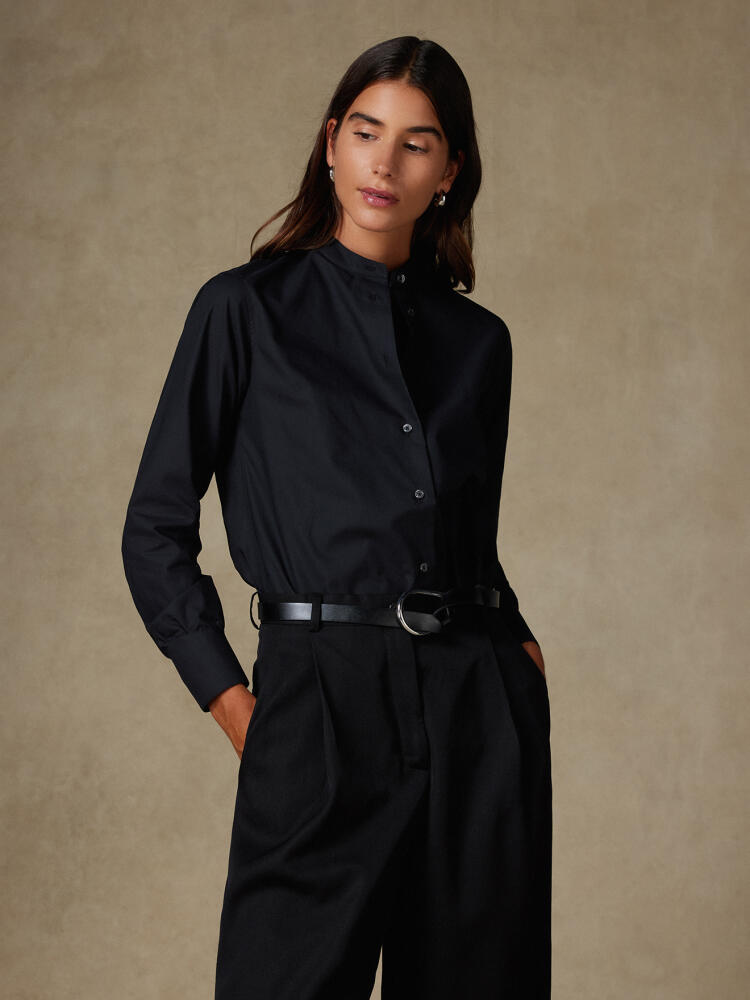Chemise Helene en oxford noir Chemises Femme