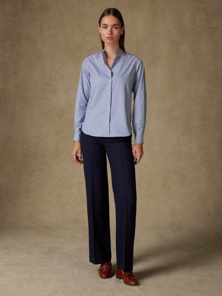 Chemise Hélène à rayures marine Chemises Femme