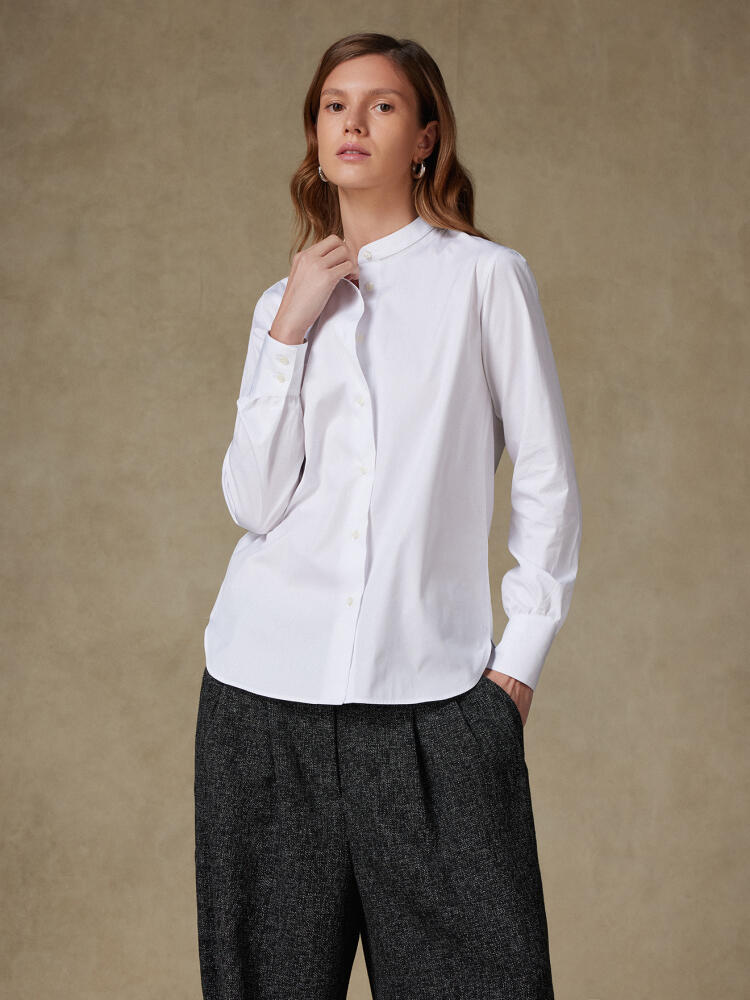 Chemise Helene en popeline blanche Chemises Femme