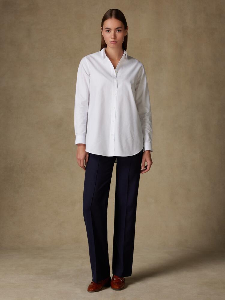 Chemise Justine texturée blanche Chemises Femme