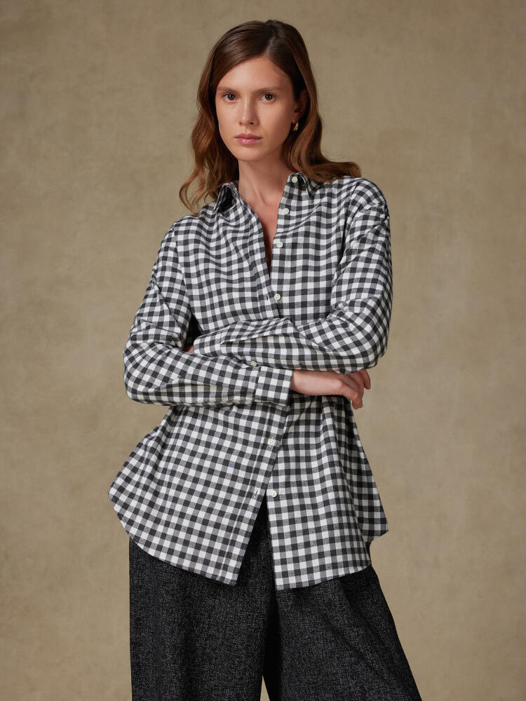 Chemise En Flanelle L.L.Bean Work Chore - Vert à Carreaux - Manches Longues - Femme Taille L - Vintage