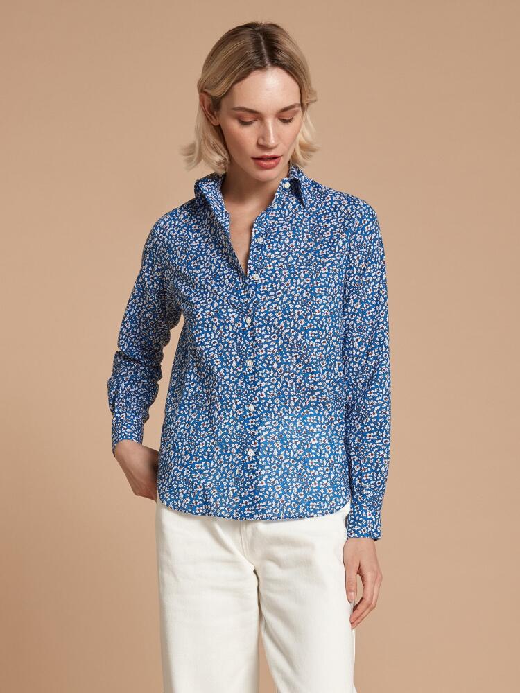 Chemise Albane cobalt à imprimé liberty Chemises Femme
