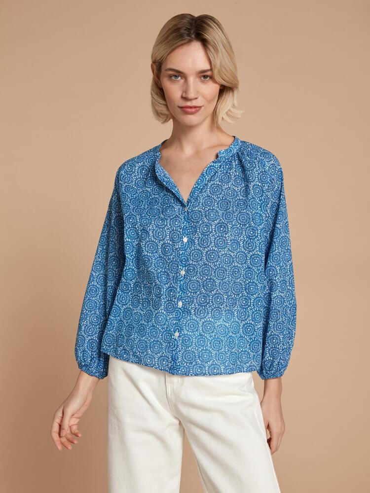 Blouse Camille à imprimé ethnique Chemises Femme