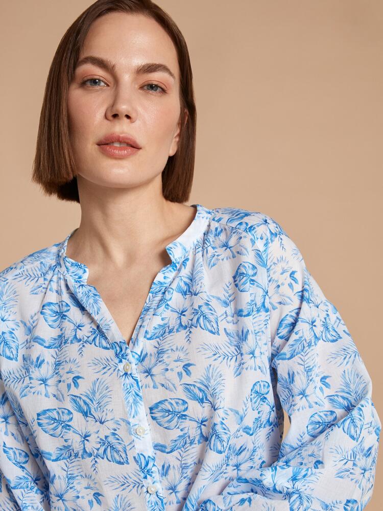 Blouse Camille à imprimé tropical Chemises Femme