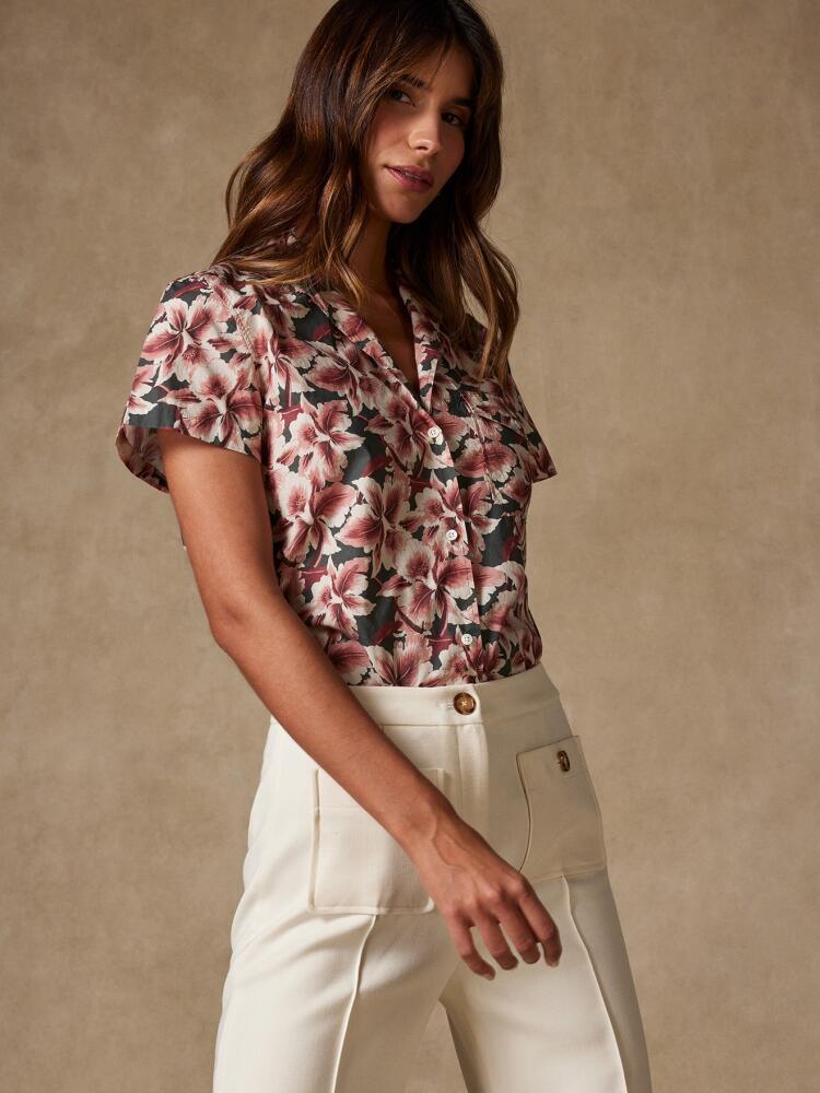 Chemise Salina à imprimé dahlia Chemises Femme