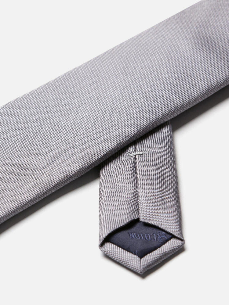 Cravate Anaheim en soie grise Cravates