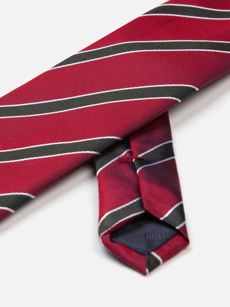 Cravate Barney en soie bordeaux Cravates