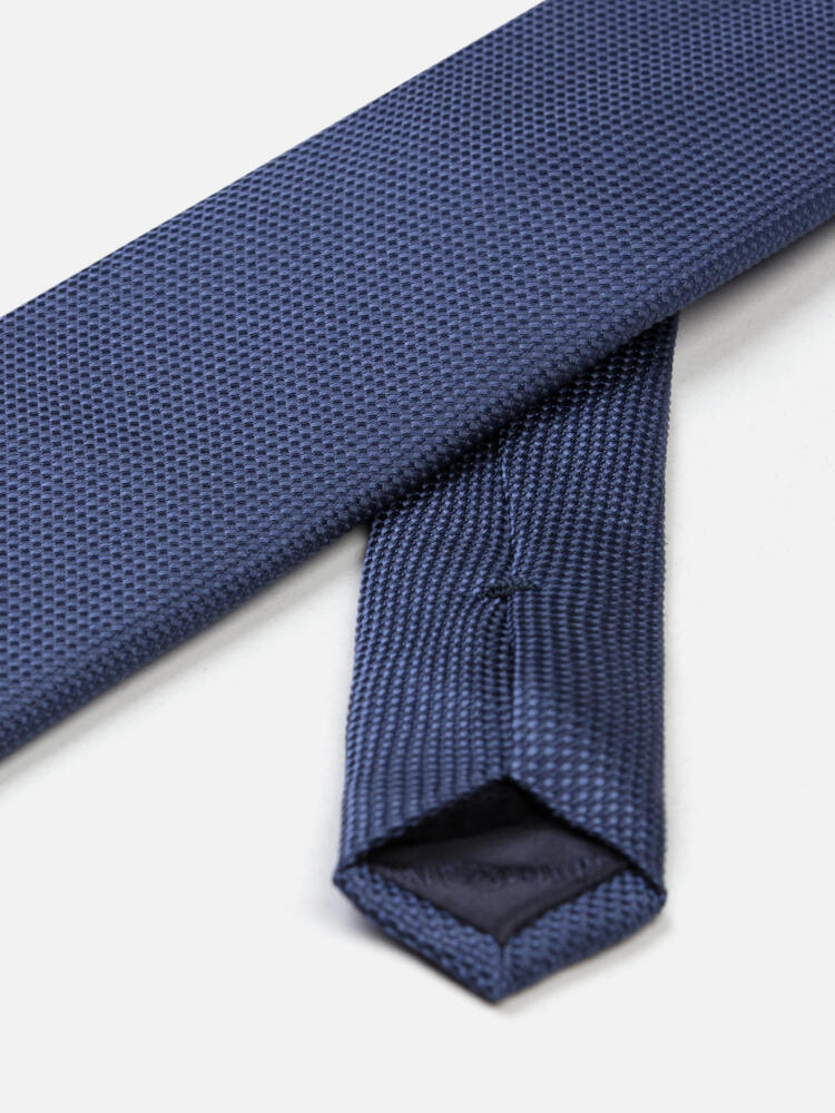 Cravate Carlo en soie bleue Cravates