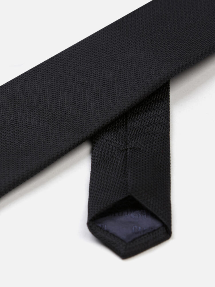 Cravate Nils en soie noire Cravates