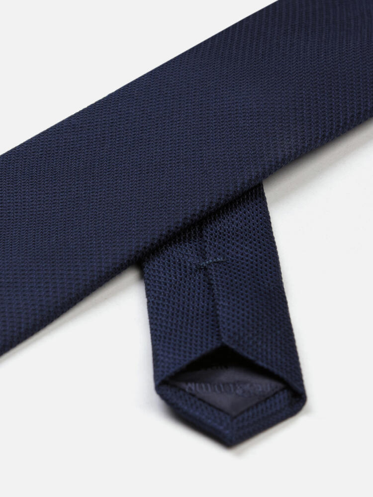 Cravate Nils en soie marine Cravates