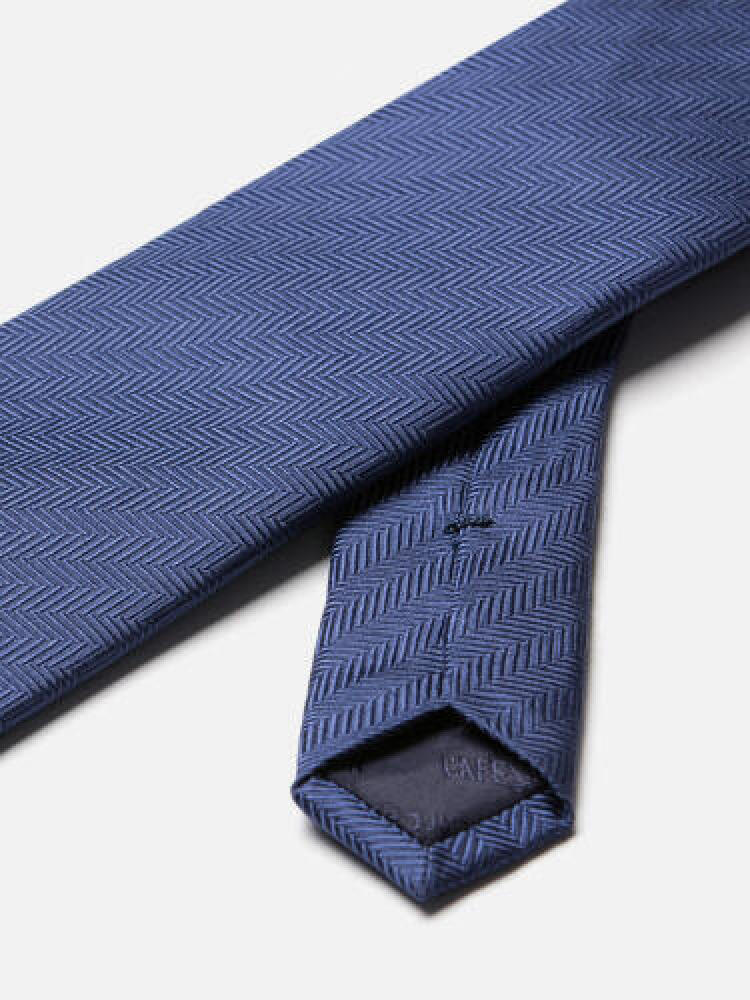 Cravate Silvio en soie bleue Cravates